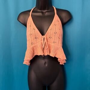 Aeropostale Women’s Ruffle Tank Top Size L